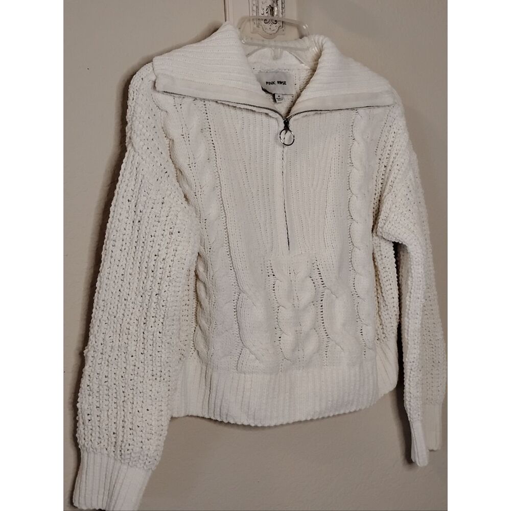 Used Pink Rose Sweater